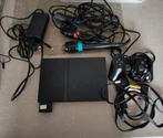 Playstation 2, Gebruikt, Zwart, Ophalen of Verzenden, Met geheugenkaart