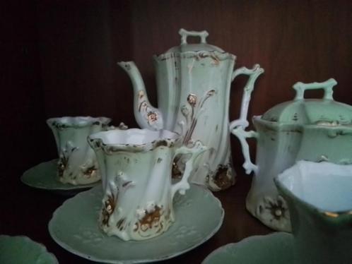 Tischenreurth Baroness thee /  koffie sevies +/_ 1850, Antiek en Kunst, Antiek | Servies compleet, Ophalen