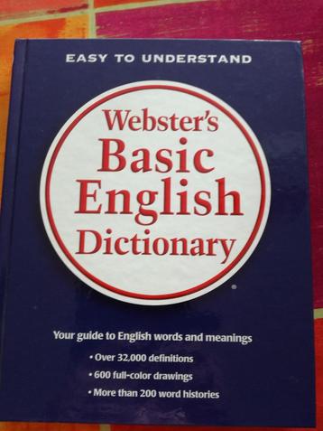Dictionnaire BASIC ENGLISH grand format26/21/2,5cm, Enlèvement ou Envoi, Comme neuf