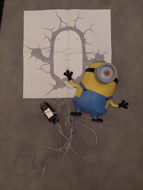 3D Minion Stuart lamp, Enfants & Bébés, Chambre d'enfant | Aménagement & Décoration, Comme neuf, Lampe, Enlèvement