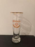 Ancien verre à bière émaillé Golden Tiger Lager 0,33 L, Enlèvement ou Envoi, Comme neuf, Verre ou Verres, Autres marques