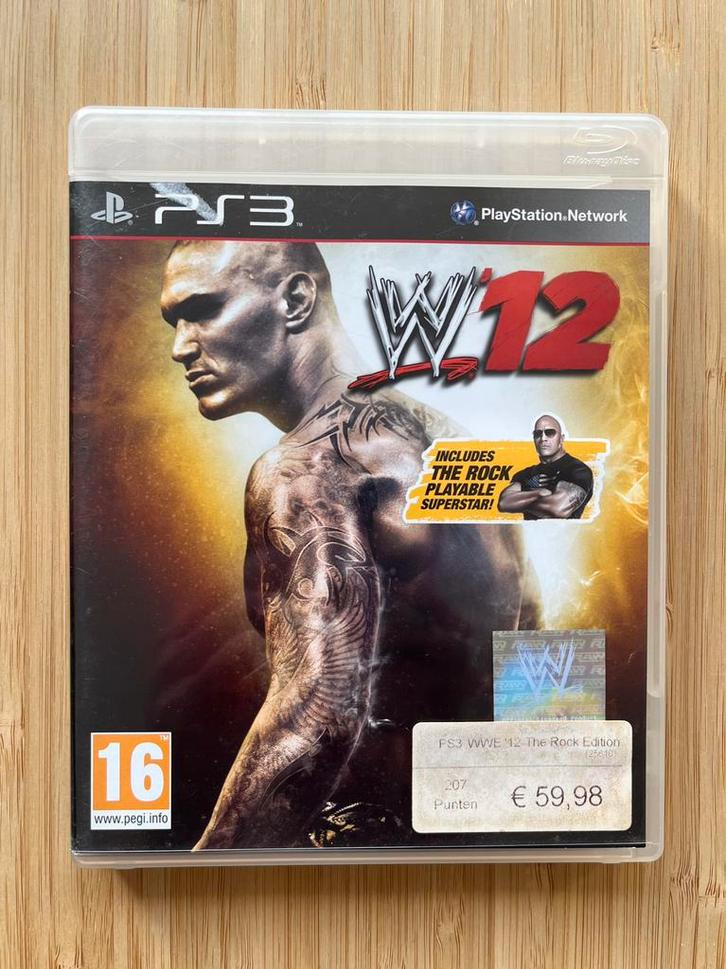 WWE 12 The Rock Edition (PS3), Games en Spelcomputers, Games | Sony PlayStation 3, Zo goed als nieuw, Ophalen of Verzenden
