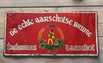 Reclame Tielemans Aarschotse bruine, Ophalen of Verzenden, Gebruikt, Reclamebord