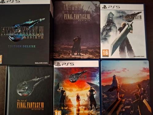 Final Fantasy VII Rebirth Deluxe Edition + Remake Steelbook, Games en Spelcomputers, Games | Sony PlayStation 5, Zo goed als nieuw