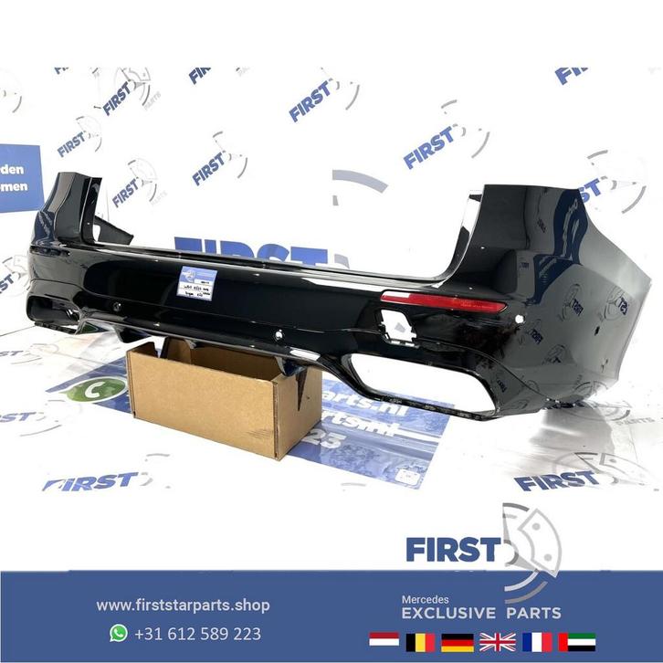 (W213) S213 E63 E63S AMG ACHTERBUMPER + DIFFUSER Mercedes E, Auto-onderdelen, Carrosserie, Bumper, Mercedes-Benz, Achter, Gebruikt