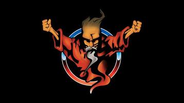 Metalen reclamebord ID&T hardcore - retro vintage mancave beschikbaar voor biedingen