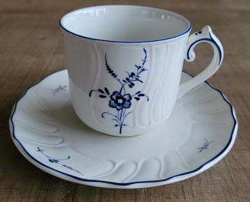 Villeroy & Boch Vieux Luxembourg: koffietas + onderbordjes beschikbaar voor biedingen
