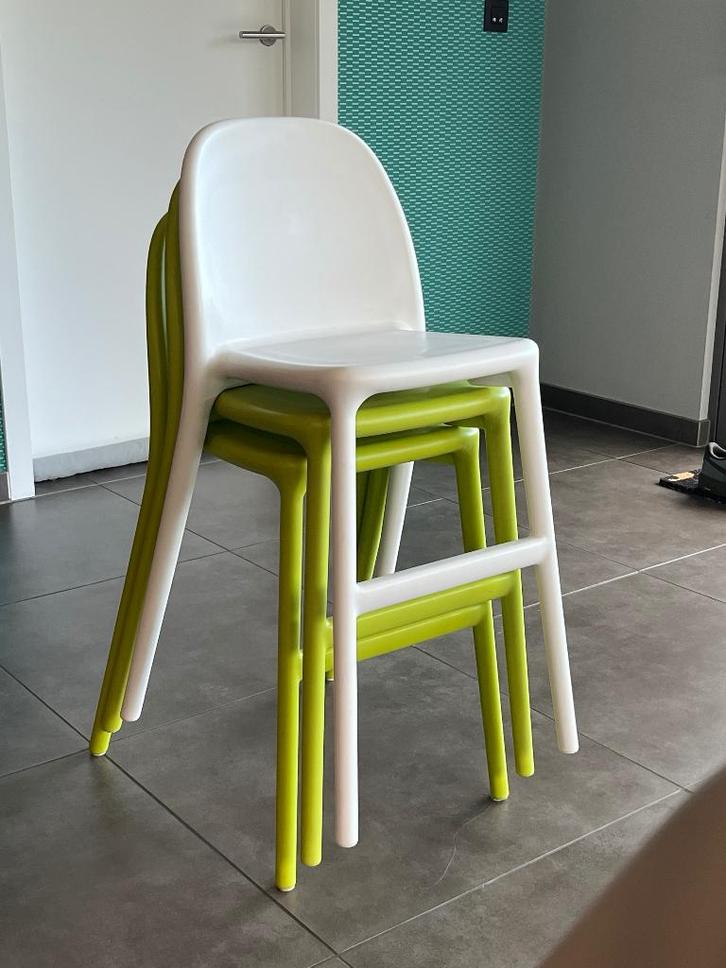 IKEA 1 x Urban kinderstoel WIT, Enfants & Bébés, Chaises pour enfants, Utilisé, Autres types, Enlèvement