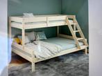 Tweepersoons stapelbed kinderen, Ophalen, Beige, Tweepersoons, 140 cm