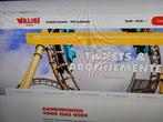 kaarten pretpark walibi 3 stuks voor volwassen, Drie personen of meer, Ticket of Toegangskaart
