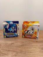 Pokemon sun en moon met steelbook, Ophalen, Zo goed als nieuw