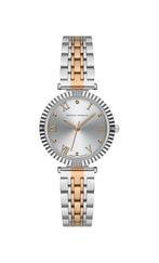 Monica Monaco horloge met kwartsstaal en diamant, Overige merken, Staal, Staal, Polshorloge