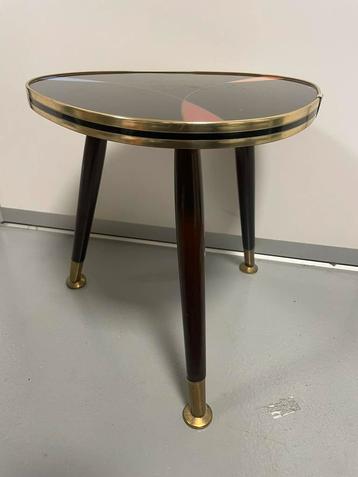 Vintage plantentafel jaren 50 beschikbaar voor biedingen