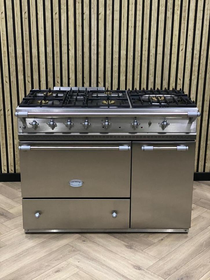 Luxe Lacanche Inox 110cm Gasoven + Warmhoudkast, Elektronische apparatuur, Fornuizen, Elektrisch, Grill, Ophalen of Verzenden