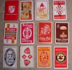 99 achterkanten van kaarten met reclame voor brouwerijen, Verzamelen, Ophalen of Verzenden, Gebruikt