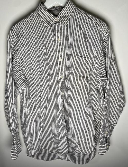 Chemise rayée Polo Ralph Lauren blanc gris moyen, Vêtements | Hommes, Chemises, Comme neuf, Tour de cou 39/40 (M), Blanc, Envoi