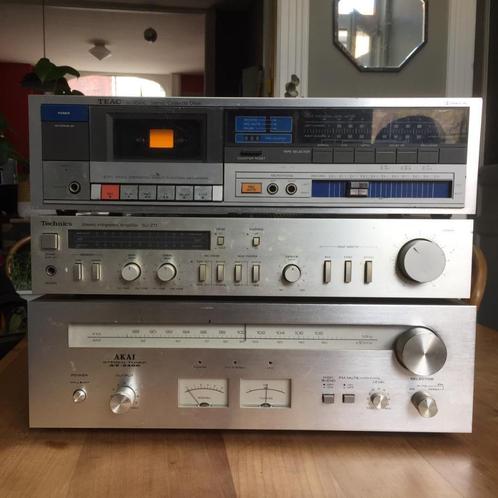 Lot Hi-fi en panne Ampli Technics+Tuner Akai+K7 Teac, TV, Hi-fi & Vidéo, Chaîne Hi-fi, Ne fonctionne pas, Deck cassettes ou Lecteur-enregistreur de cassettes