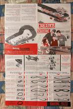 Oude Scalextric catalogus-poster en brug, Ophalen, Gebruikt