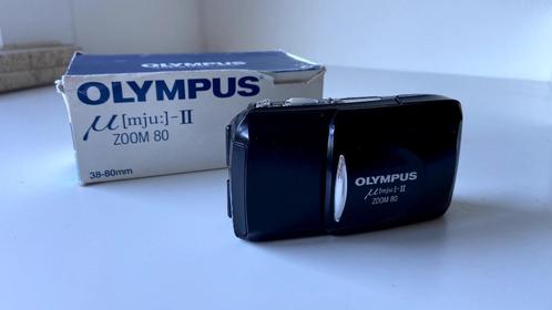 Olympus MJU II Zoom 80, TV, Hi-fi & Vidéo, Appareils photo analogiques, Utilisé, Compact, Olympus, Enlèvement ou Envoi