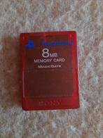 Sony PS2 Memorycard – Rood (1stuk), Games en Spelcomputers, Ophalen, Zo goed als nieuw, Geheugenkaart, PlayStation 2