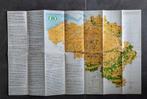 Vintage Toeristische Spoorwegenkaart van België, Verzamelen, Ophalen of Verzenden, Gebruikt