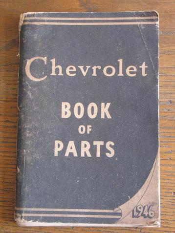 Book of parts CHEVROLET PICK-UP 1946, Enlèvement ou Envoi