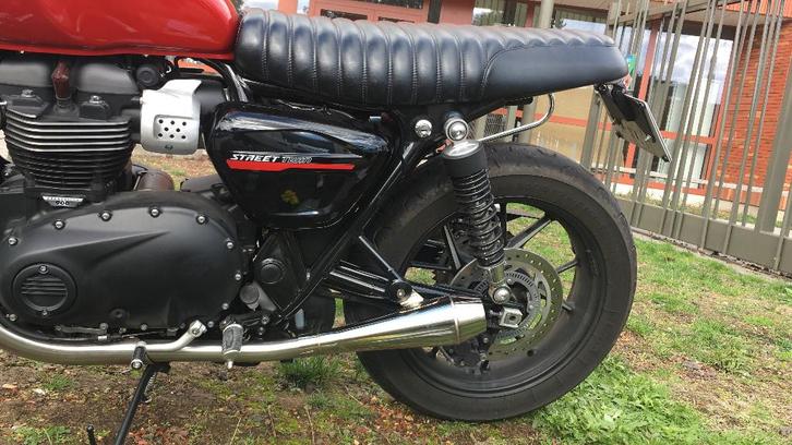 Weslake shorty pro uitlaat Triumph Street Twin 900, Motoren, Tuning en Styling, Ophalen of Verzenden