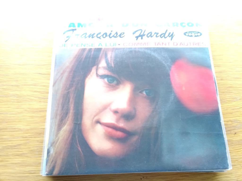 EP FRANCOISE HARDY---L AMOUR S EN VA-----1963--, Enlèvement ou Envoi, Utilisé, Pop, 7 pouces