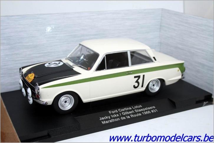 Ford Cortina Lotus Ickx/Staepelaere 1/18 Model Car Group, Hobby en Vrije tijd, Modelauto's | 1:18, Nieuw, Auto, Overige merken