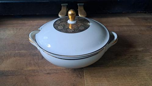 Vintage Porseleinen Terrineschaal met Deksel, Antiek en Kunst, Antiek | Schalen, Ophalen