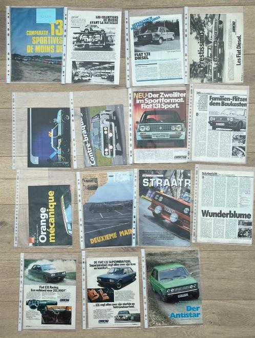 FIAT 131 - LES ARTICLES, Livres, Autos | Brochures & Magazines, Comme neuf, Enlèvement ou Envoi