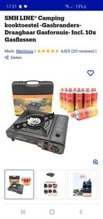 Gasfornuis draagbaar - camping fornuis, Ophalen, Zo goed als nieuw