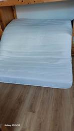 TE KOOP, tweepersoonsbed 160/200 in gelakt grenenhout, 2 box, 160 cm, Matras, Zo goed als nieuw, Ophalen