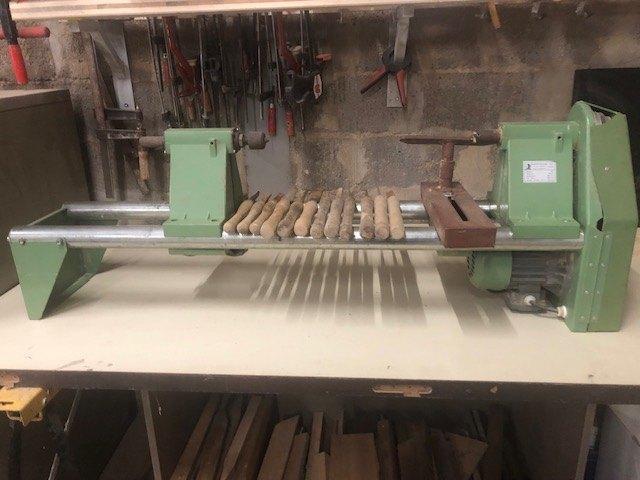 houtdraaibank; beitels zijn al verkocht, Doe-het-zelf en Bouw, Gereedschap | Overige machines, Gebruikt, Ophalen