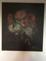 Schilderij vaas met bloemen, Ophalen