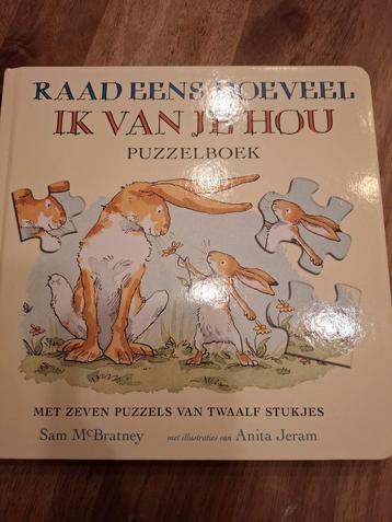 Sam McBratney - Puzzelboek Raad eens hoeveel ik van je hou beschikbaar voor biedingen
