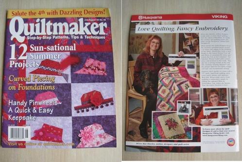 1133 - Quiltmaker July/August '04 No. 98, Livres, Loisirs & Temps libre, Comme neuf, Broderie ou Couture, Envoi
