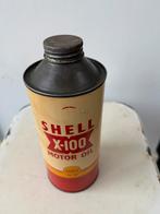 Zeldzaam Vintage SHELL X-100 olie blik, Ophalen of Verzenden, Gebruikt, Gebruiksvoorwerp