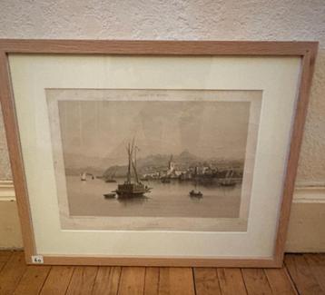 Tableau d'Evian de Felix Benoist del Eug Ciceri Lith beschikbaar voor biedingen