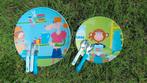 Deux assiettes et 5 couverts pour petits enfants, Kinderen en Baby's, Babyvoeding en Toebehoren, Ophalen of Verzenden, Gebruikt