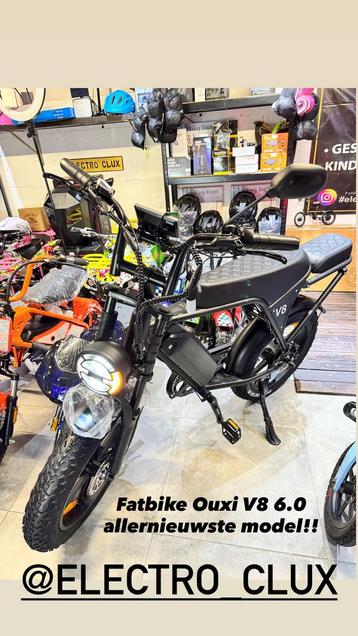 Allernieuwste Ouxi Fatbike V8 6.0 Model/NFC Start/Spiegel beschikbaar voor biedingen