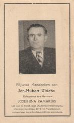 Oorlogsvrijwilliger vuurkruiser Jan Hubert Ulrichs Stokkem, Collections, Images pieuses & Faire-part, Enlèvement ou Envoi