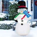 Opblaasbare bibberende sneeuwpop LED verlichting 180 cm hoog, Diversen, Ophalen of Verzenden, Nieuw