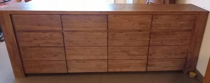 Massief houten Dressoir, Henders & Hazel, Huis en Inrichting, Kasten | Dressoirs, Gebruikt, Ophalen