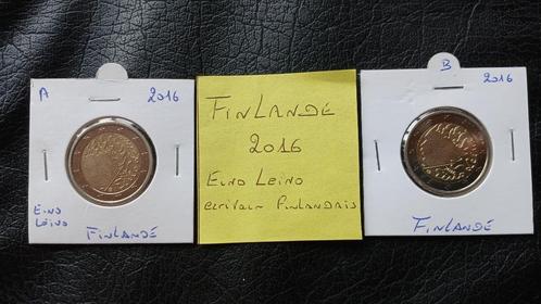 2 € commémorative Finlande 2016 "Eino Leino", Postzegels en Munten, Munten | Europa | Euromunten, Losse munt, 2 euro, Finland
