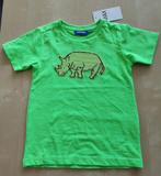 Mooie fluogroene t-shirt Someone met neushoorn, maat 110, Kinderen en Baby's, Kinderkleding | Maat 110, Nieuw, Ophalen of Verzenden