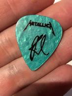 Metallica official ultra rare blue 90’s ESP Plectrum, Ophalen of Verzenden, Zo goed als nieuw