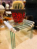 Galotti & Radice vintage tafeltjes, Ophalen, Minder dan 45 cm, Minder dan 55 cm, Vierkant