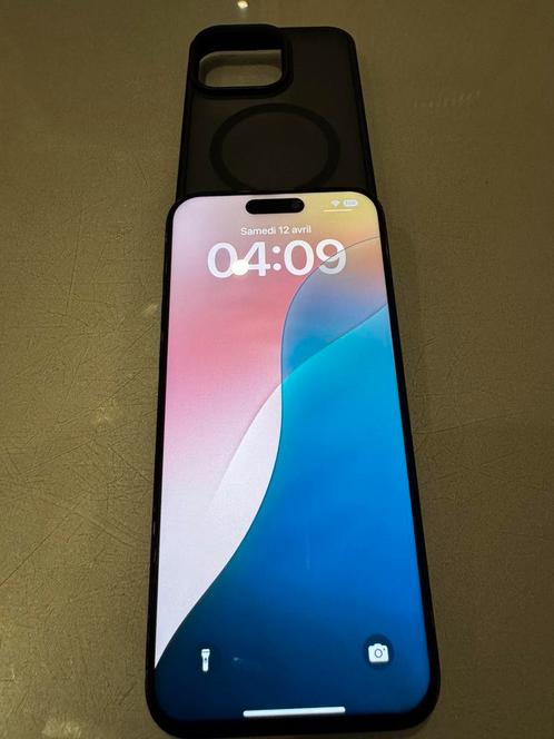 iPhone 15 Pro Max 256gb titaniumzwart, Telecommunicatie, Mobiele telefoons | Apple iPhone, Zo goed als nieuw, iPhone 15, Zwart