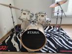 Tama Imperialstar Vintage White Sparkle. Volledig drumstel., Ophalen, Zo goed als nieuw, Tama